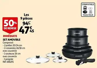 Auchan Set amovible offre