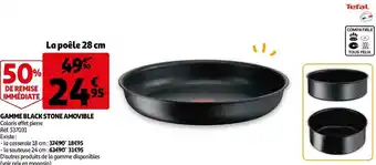 Auchan Tefal gamme black stone amovible offre