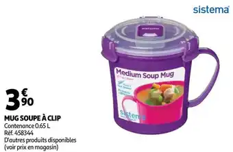Mug soupe Ă clip
