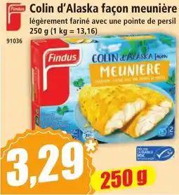 Norma Findus Colin d'Alaska façon meunière offre