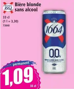 Norma Kronenbourg 1664 Bière blonde sans alcool offre