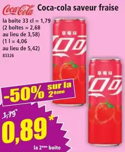 Norma Coca-Cola saveur fraise offre