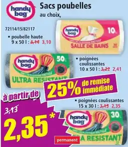 Norma handy bag Sacs poubelles offre