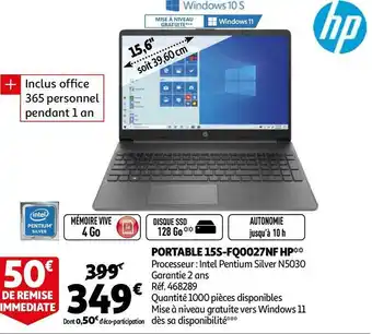 Hp portable 15s-fq0027nf