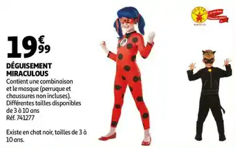 Auchan Déguisement miraculous offre