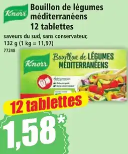 Norma Knorr Bouillon de légumes méditerranéens offre