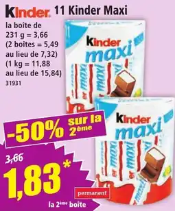 Norma Kinder Maxi offre