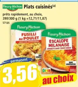 Norma Fleury Michon Plats cuisinés offre