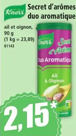 Norma Knorr Secret d'arômes duo aromatique offre