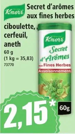 Norma Knorr Secret d'Arômes aux fines herbes offre