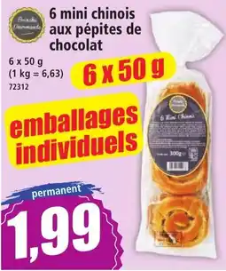 Norma Brunch Chinois aux pépites de chocolat offre