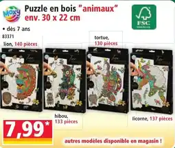 Norma Moxy Puzzle en bois "animaux" offre