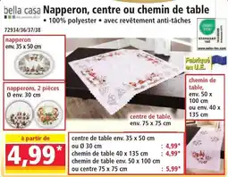 Norma bella casa Napperon, centre ou chemin de table offre