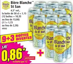 Norma Blanche de St San Bière Blanche offre
