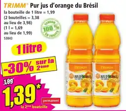 Norma TRIMM Pur jus d'orange du Brésil offre