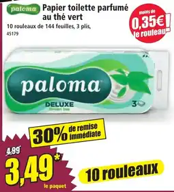 Norma paloma Papier toilette parfumé offre