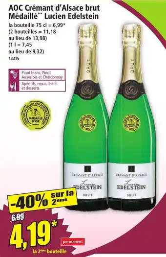 Lucien Edelstein Crémant d'Alsace brut