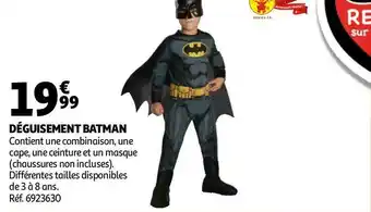 Auchan Déguisement batman offre