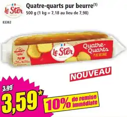 Norma Le Ster Quatre-quarts pur beurre offre