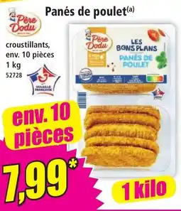 Norma Père Dodu Panés de poulet offre