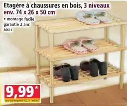 Norma Etagère à chaussures en bois offre