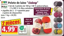 Norma CREATETELLI Pelote de laine Galaxy offre