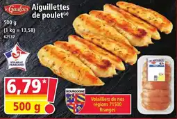 Norma le Gaulois Aiguillettes de poulet offre