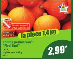 Norma Jérémie Jongbluth Courge potimarron offre