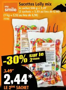 Norma my smile Sucettes Lolly mix offre