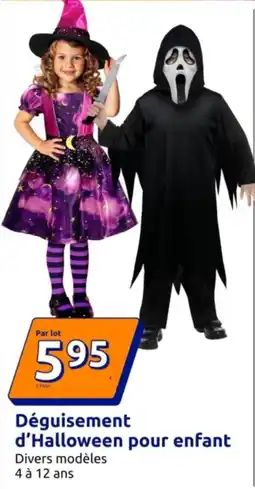 Action Déguisement d'Halloween pour enfant offre