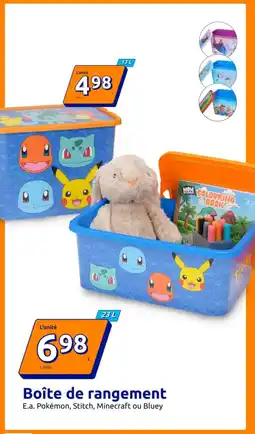 Action Boîte de rangement Pokémon offre