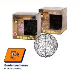 Action Twinkle Boule lumineuse offre