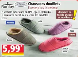 Norma Ronley Chaussons douillets offre