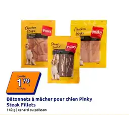 Action Pinky Bâtonnets à mâcher pour chien offre