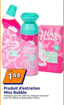 Action Miss Bubble Nettoyant pour WC offre