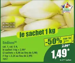 Norma Endives offre