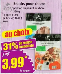 Norma Roy Snacks pour chiens offre