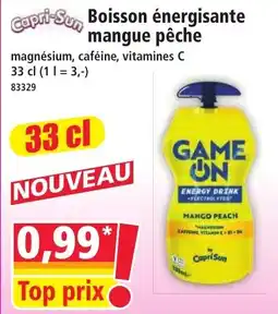 Norma Capri-Sun Boisson énergisante mangue pêche offre