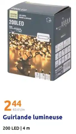 Action Guirlande lumineuse offre