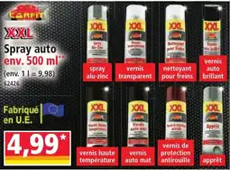 Norma XXL Spray auto offre