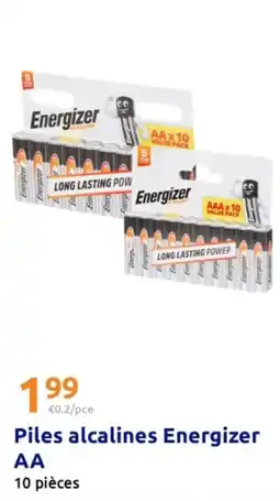 Action Energizer Piles alcalines offre
