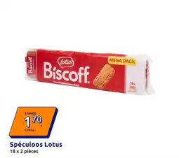 Action Lotus Spéculoos offre
