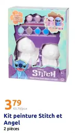 Action Disney Stitch Kit peinture Stitch et Angel offre