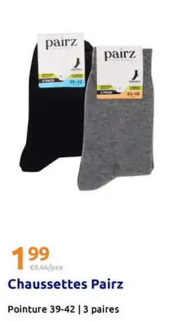 Action Pairz Chaussettes offre