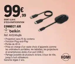 E.Leclerc belkin CONNECT AIR offre