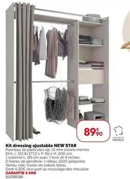 Weldom NEW STAR Kit dressing ajustable offre