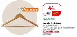 Weldom Spaceo cintres offre