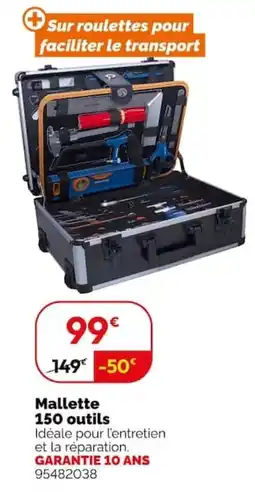 Weldom Mallette 150 outils offre