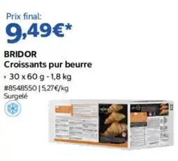 Costco BRIDOR Croissants pur beurre offre