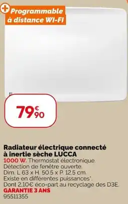 Weldom LUCCA Radiateur électrique connecté offre